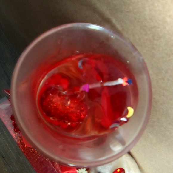 Valentine Gift Set NIB Champagne Flute Candles and Love Bear - Picture 9 of 11